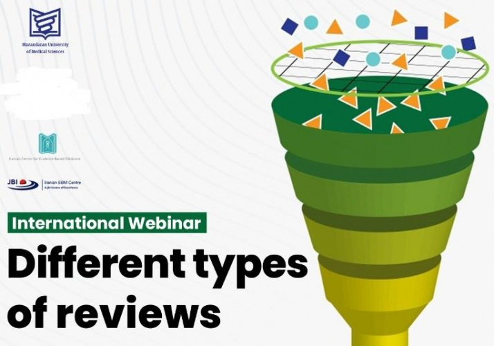 وبینار بین المللی تخصصی دانشکده پرستاری و مامایی دانشگاه علوم پزشکی مازندران با کشور استرالیا تحت عنوان: Different Types of Reviews